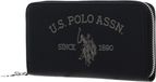 U.S. POLO ASSN. Breezy Zip Around Wallet Black