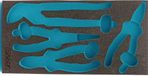 HAZET 163-257L Ladeblok - Blauw, Grijs