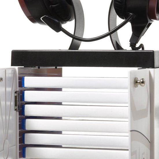 Numskull Stormtrooper Gaming Locker - 4 Controllers, 10 Games, 1 Headset - Multicolor