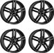 Carmani 4 jantes, 14 pouces, modèle Paul, 6.5x16 pouces, ET46, 5x112 entraxe, adapté pour Seat Altea, Ateca, Leon, Toledo