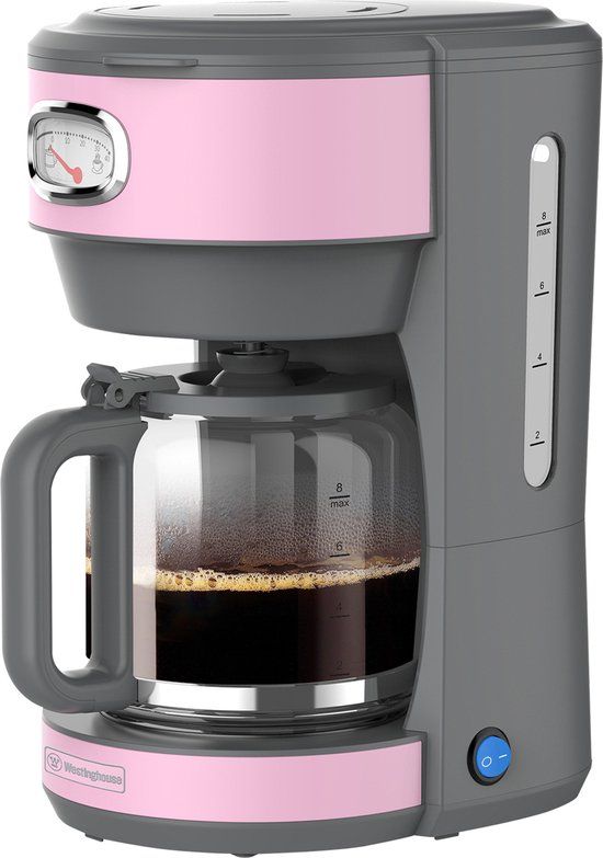 Westinghouse Retro Serie - Koffiezetapparaat - Roze - 10 kopjes