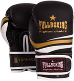 Fullboxing Bokshandschoenen Fullboxing Tornado Black/Dorado - 6 oz