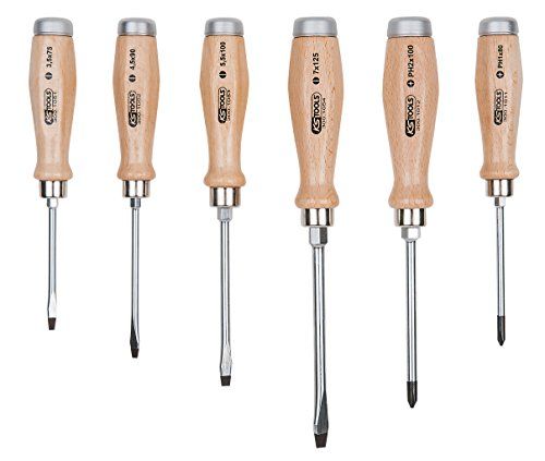 KS Tools ERGOTORQUE WOODmax Slagschroevendraaierset - 6-delig