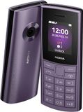 Nokia 110 4G (2023) - téléphone fonctionnel 4G - double SIM - slot microSD - caméra arrière 0,08 MP - violet piscine