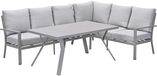 Garden Impressions Sergio lounge-dining set rechts - taupe-valley sand