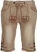 EMP Special Collection beige Oktoberfest denim shorts met veter en borduurwerk - Dames - S