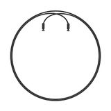 Velites Standard Earth 2.0 4 Mm Springtouw Met Staalkabel Zilver