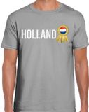 Bellatio Decorations Holland supporter shirt heren grijs XL