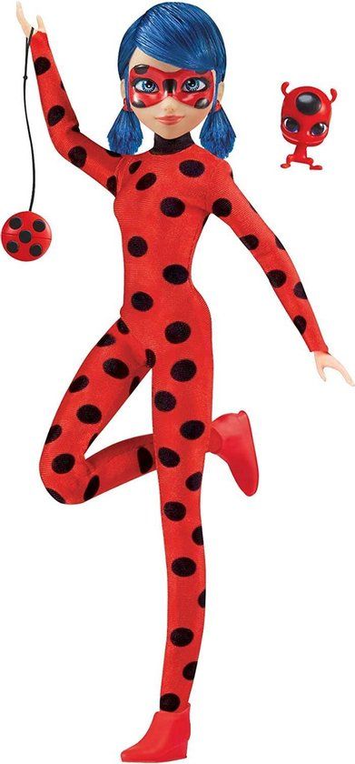 NAVO Lieveheersbeestje pop Lieveheersbeestje met accessoires jojo speelgoed