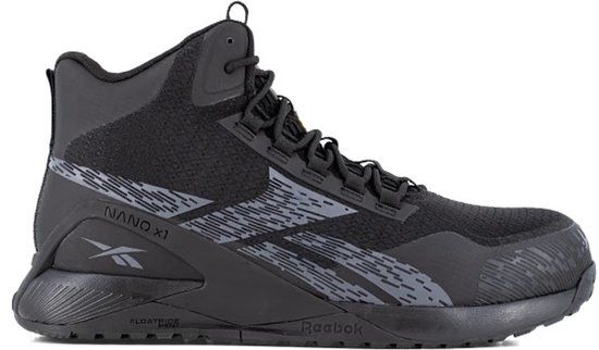 Reebok Work Reebok Werkschoenen S3 Nano X1 Zwart Hoog