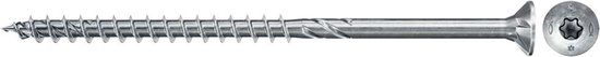 fischer 500x Power-Fast II FPF II CTP 3,5 x 35 mm BC verzonken kop met binnenster TX20 deel draad galvanisch verzinkt blauw gepassiveerd