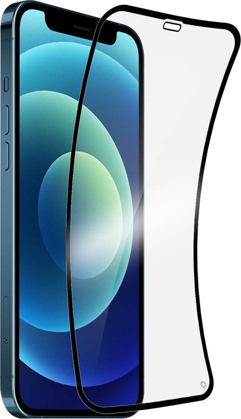 FORCE CASE Screenprotector voor iPhone 12 Mini - Organic Glass, Transparant