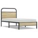 vidaXL Bedframe Sonoma Eikenhout 100x200 cm