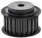 RS PRO Stalen tandriemschijf voor 15 mm riemen, 22 tanden/verdeling 5 mm, boring 6 mm