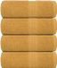 vidaXL Gastendoekjes FROGN 4 stuks 30x50 cm 360 g/m² Goud