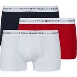 Tommy Hilfiger 3p Trunk Um0um03889 Herenkoffer, Primair Rood Wit Woestijn Hemel, M