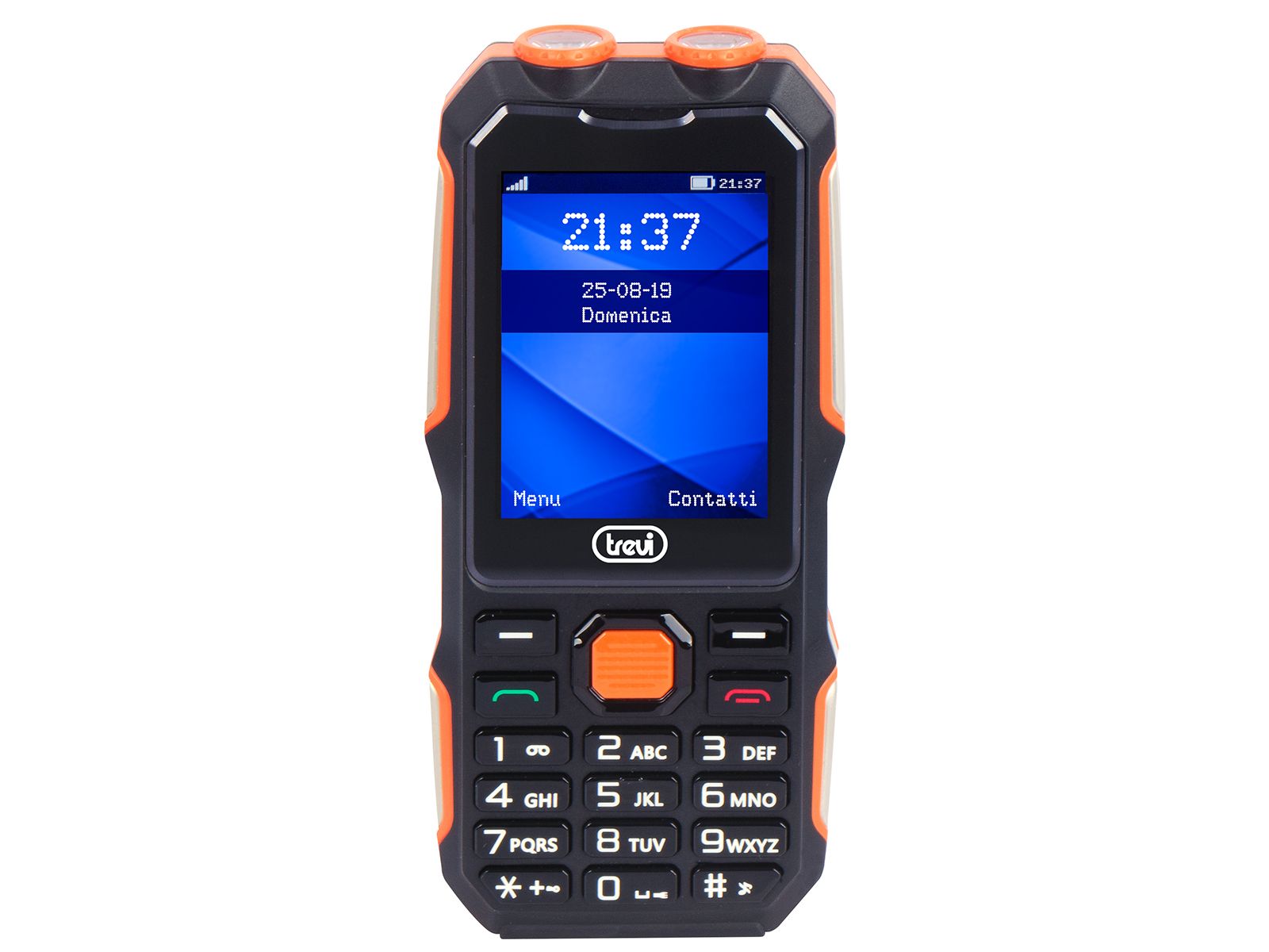 Trevi Forte 70 - Mobiele telefoon - 2.4" - Zwart, Oranje