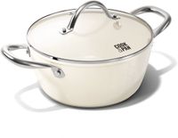 Cook & Pan Casserole avec Couvercle Ø 22 cm Crème