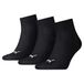 PUMA Quarters sportsokken, heren, zwart, 3-Paar Pack
