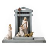 Willow Tree Nativity Deluxe: Startfiguren Plus Crèche, 7-delige set
