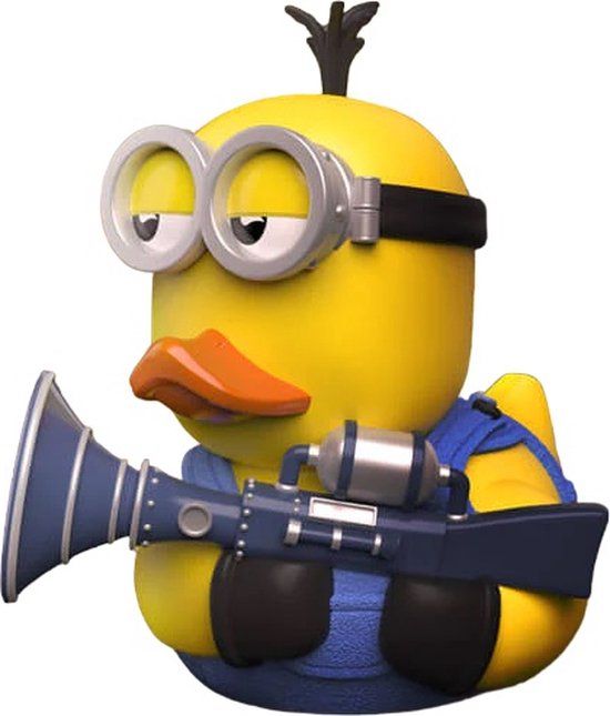 TUBBZ Numskull TUBBZ Badeend Minions Kevin (Scheetblazer) Eerste editie 9cm