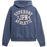 Superdry Athletic Essentials oversized hoodie met applicatie - Dames - Hoodies