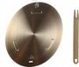 Plaque à induction sans marque - Diffuseur de chaleur pour cuisinière à gaz - Plaque de conversion de 24 cm avec poignée amovible