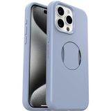 OtterBox OtterGrip Symmetry hoes voor iPhone 15 Pro Max voor MagSafe, valbestendig, beschermhoes met ingebouwde grip, 3x getest volgens militaire standaard, Blauw
