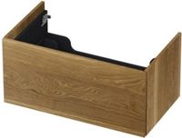 INK - Onderkast 1 Lade Push 2 Open - Massief Eiken Aqua