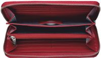 Golden Head Portemonnee / Portefeuille Dames - Leer - Ritsportemonnee - Krokodillenprint - Rood Croco