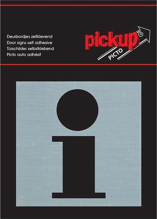 Pickup Route Alulook Alu Picto 80x80 mm - Informatie