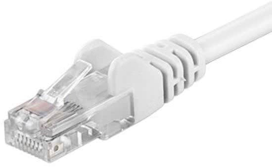 Wentronic CAT5E Netwerkkabel - RJ45 - Wit - 30 m