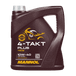 MANNOL Huile moteur 10W-40, semi-synthétique, API SL 4-temps Plus, 4L, compatible avec Yamaha Motos CRYPTON TW XT YZF MT