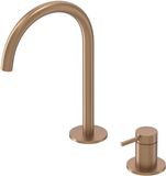IVY Bond Wastafelkraan - 2-Gats Bladmontage - Geborsteld Mat Koper PVD