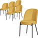ML-Design eetkamerstoelen set van 6 mosterd