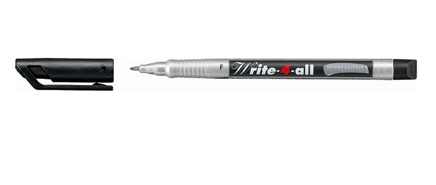 Stabilo Write-4-all Zwart Markeerstift