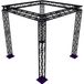 Altura FA34-CAR-4x4x4-BK carré truss 4 x 4 x 4 mètre noir