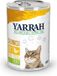 Yarrah 12x Bio Alimentation Chat Morceaux Poulet 405 g