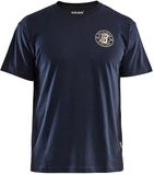 Blåkläder T-shirt Limited Grit Flag Korte Mouw Mannen Marineblauw Katoen 3XL