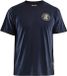 Blåkläder T-shirt Limited Grit Flag Korte Mouw Mannen Marineblauw Katoen 3XL