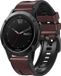 By Qubix Qubix - 22mm Quickfit Horlogeband Leer + Siliconen - Donkerbruin - Geschikt voor Garmin Fenix 7 / 6 / 5