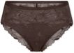 SCHIESSER Brazil Dames Slips - Gebloemd - Deep Brown - Maat XXL