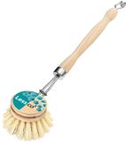 Peggy Perfect Brosse à vaisselle / Pinceau de fût 'LessCO2', Rond, 250 mm, Beige, Couleur bois, Bois