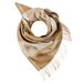 CODELLO Grande écharpe beige / brun clair