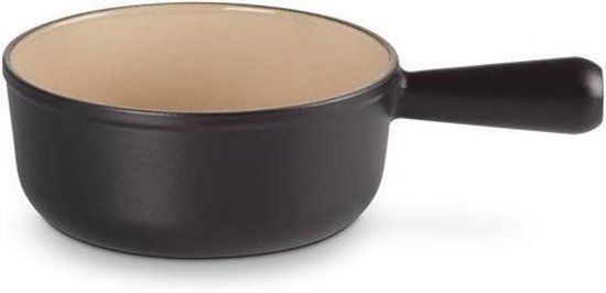 Le Creuset Fonduepan Tradition - Mat Zwart - 18 cm / 1.4 liter