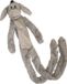 Nobby Hondenknuffel Aap - Pluche - Touw - Pieper - Grijs - 105 cm