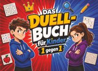 Das Duell-Buch für Kinder 1 gegen 1: 24 Minispiele für Zwei mit Stift und Papier – für Freunde & Geschwister von 8–12 Jahren | Rätselspaß auf Reise, im Urlaub, als Adventskalender & zu Weihnachten