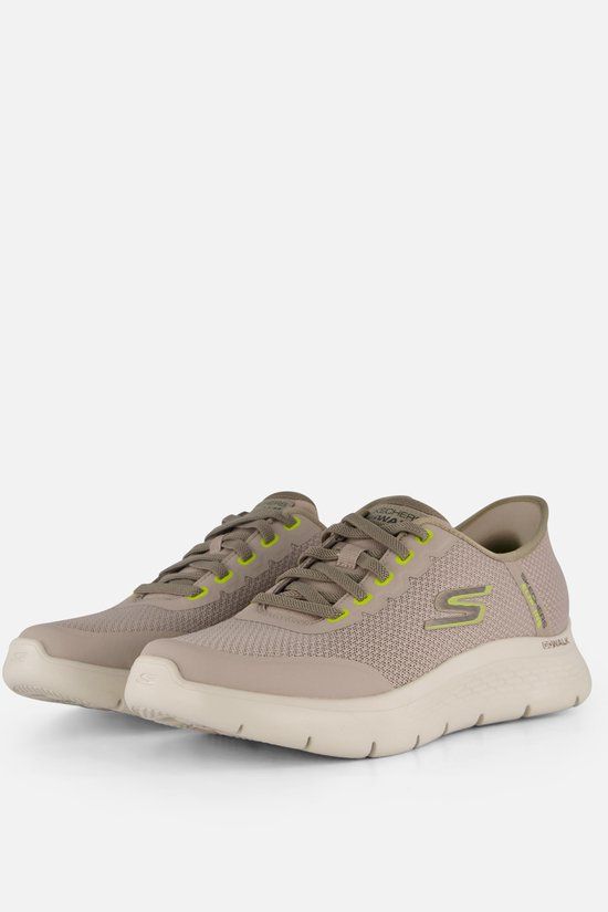 Skechers Slip-ins Go Walk Flex - Netro - Heren Instappers - Taupe