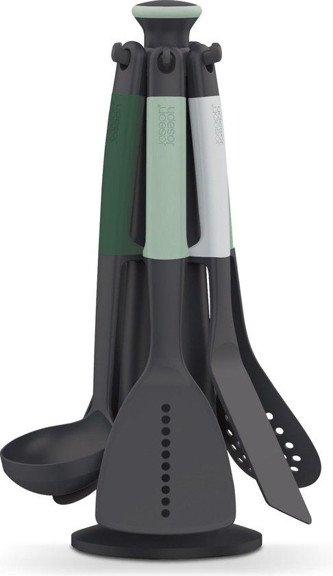 Joseph Joseph Elevate Carrousel met 6 Keukenhulpen Editions Sage - Groen