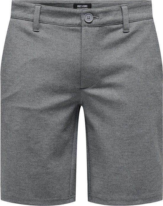 ONLY & SONS ONSMARK SHORTS - Men's Shorts - Size M - Medium Grey Melange